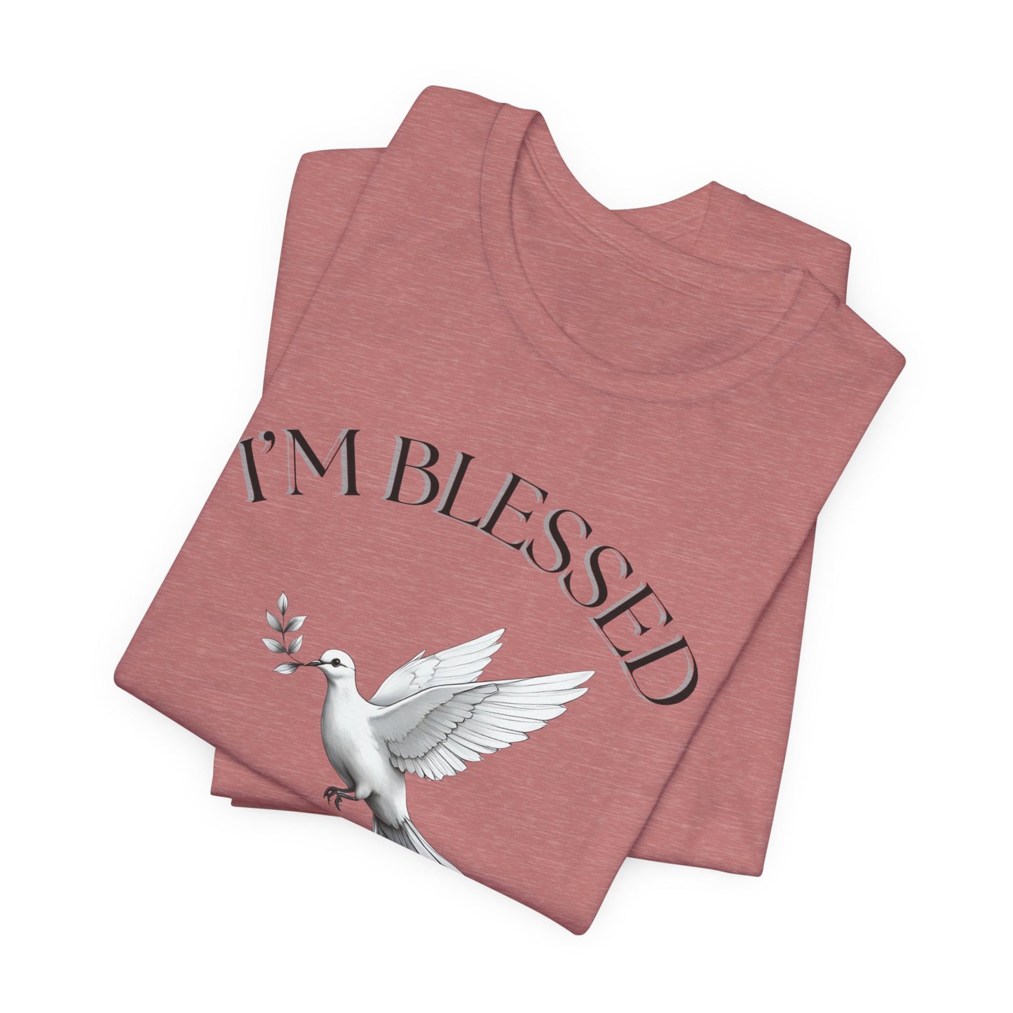 Blessed Message Unisex Tee, Spiritual Shirt, Faith-Based Apparel, Inspirational Gift, Everyday Comfort Wear