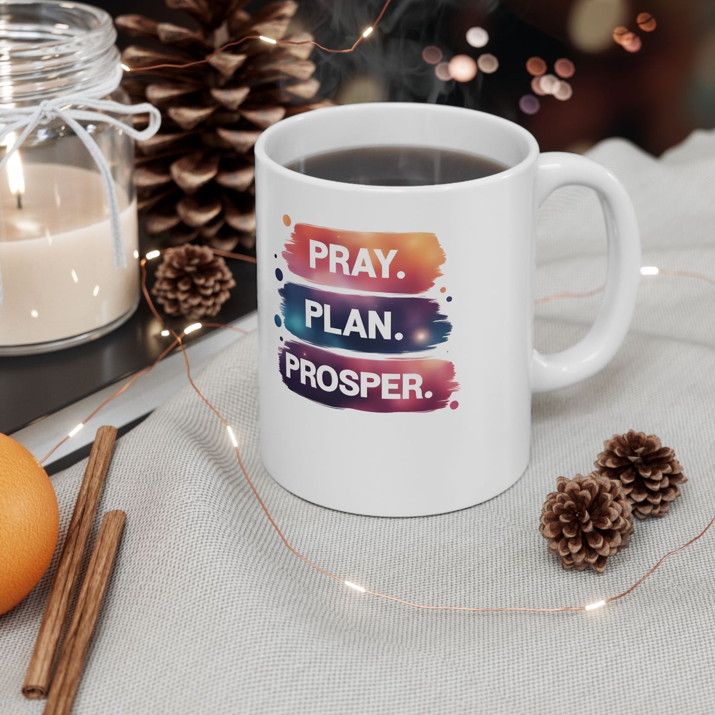 Inspirational Ceramic Mug - Motivational Coffee Cup, Gift for Friends, Home Office Decor, Positive Affirmations, Daily Motivation