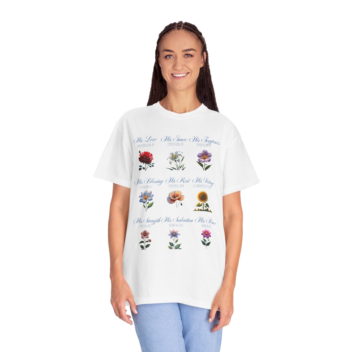 Floral Affirmation T-Shirt, Unisex Graphic Tee for Positive Vibes, Gift for Nature Lovers, Self-Care Fashion, Spring Celebration Wear