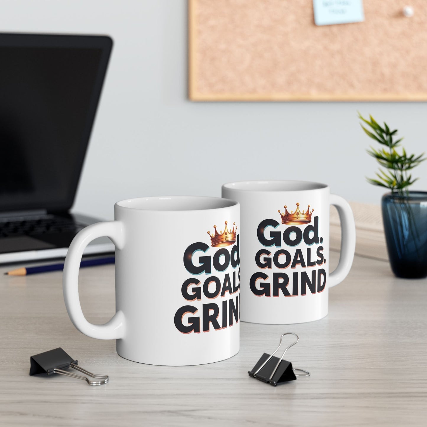 Motivational Ceramic Mug - Perfect Gift for Coffee Lovers, Inspirational Decor, Office Mug, Goal Setter, Motivational Gift