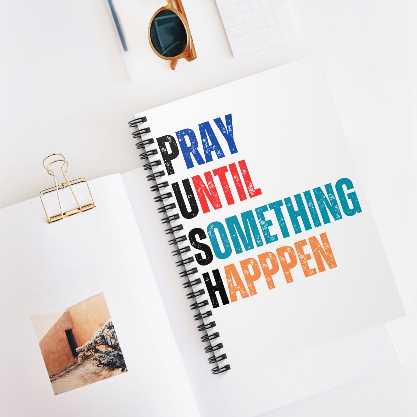 Motivational Spiral Notebook - Inspirational Journal for Daily Affirmations, Prayer, Gratitude, Goal Setting, Gifts