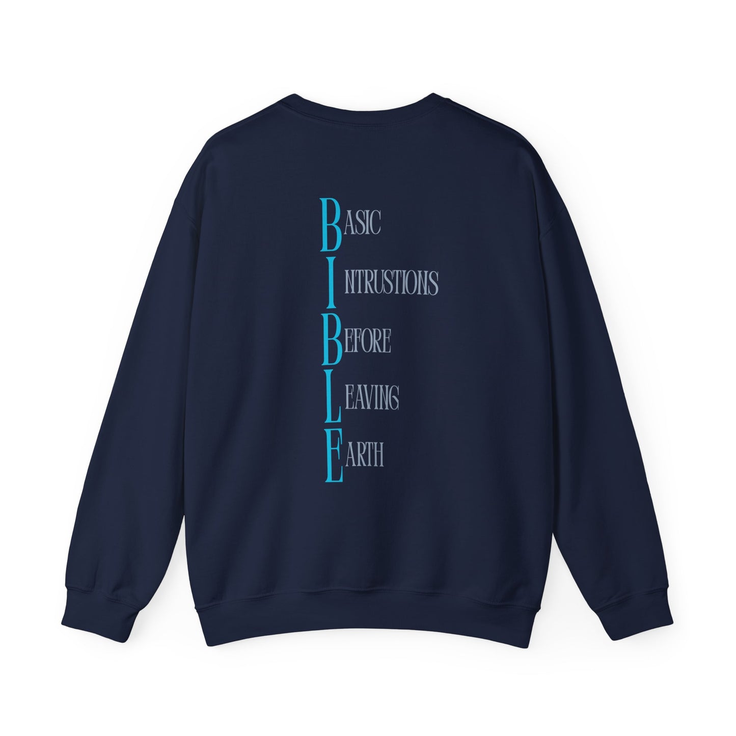 Unisex Bible Quote Sweatshirt - Cozy Crewneck, Perfect Gift for Faith Lovers, Inspirational Apparel for Celebrations