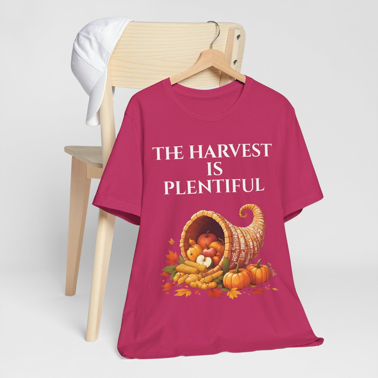 Harvest Plentiful Tee - Unisex Fall T-Shirt for Thanksgiving, Autumn Gatherings, Seasonal Celebrations, Cozy Outfits