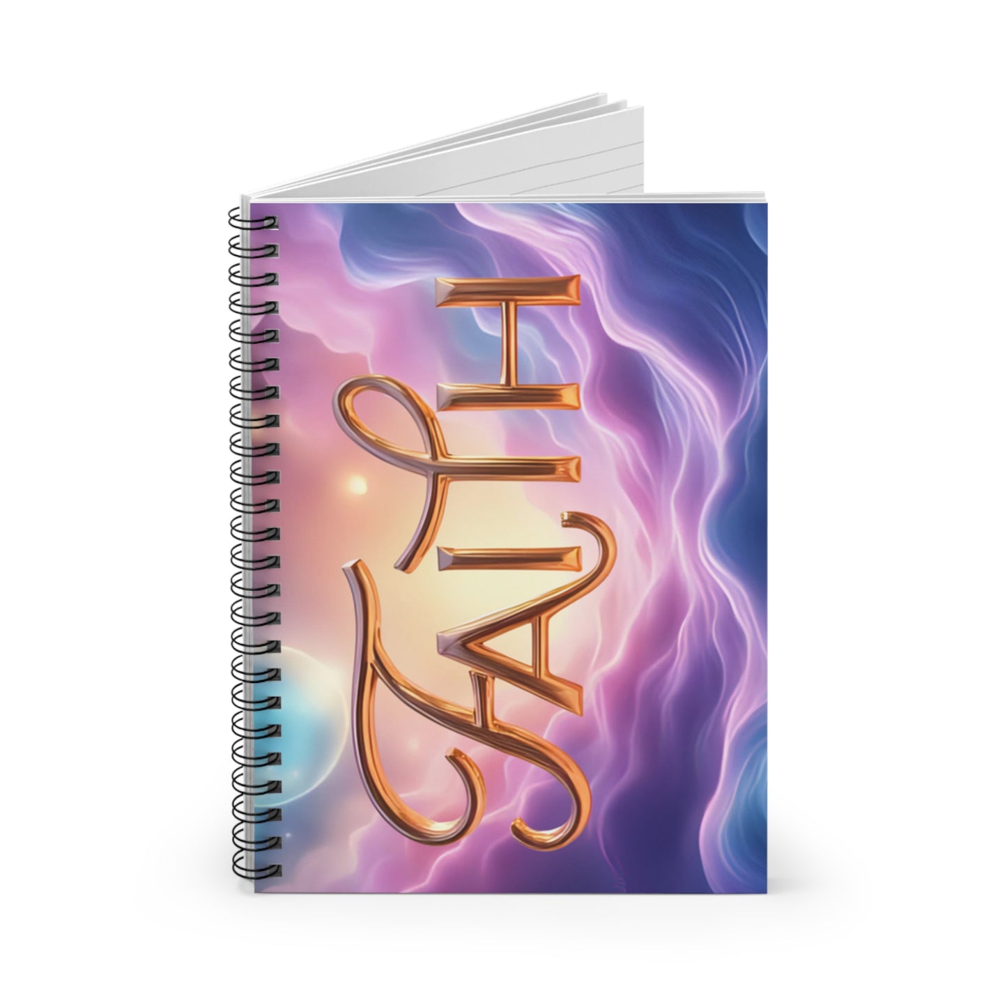 Inspirational Spiral Notebook - Ruled Line, Journal for Note-Taking, Faith-Themed Stationery, Gift for Students, Self-Help Writing