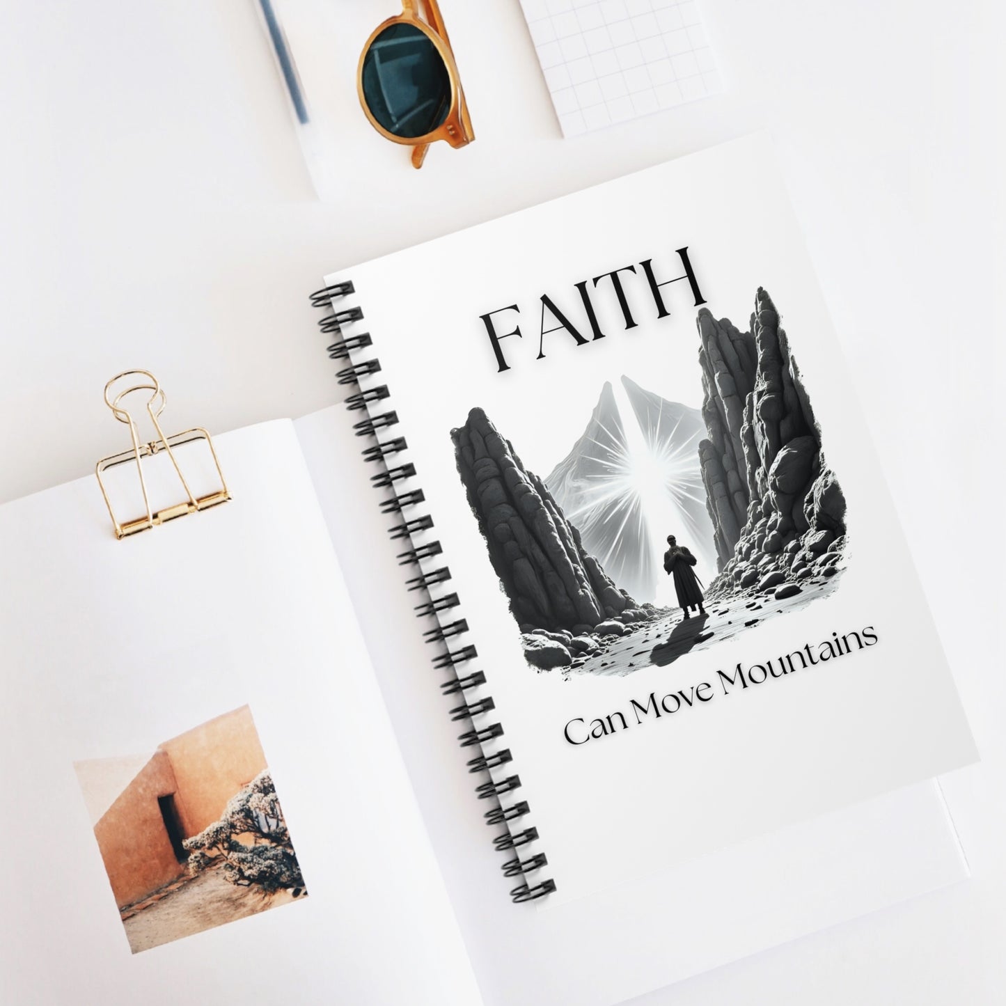 Faith-Inspired Spiral Notebook | Motivational Journal, Encouragement Gift, Office Supplies, School Supplies, Unique Stationery