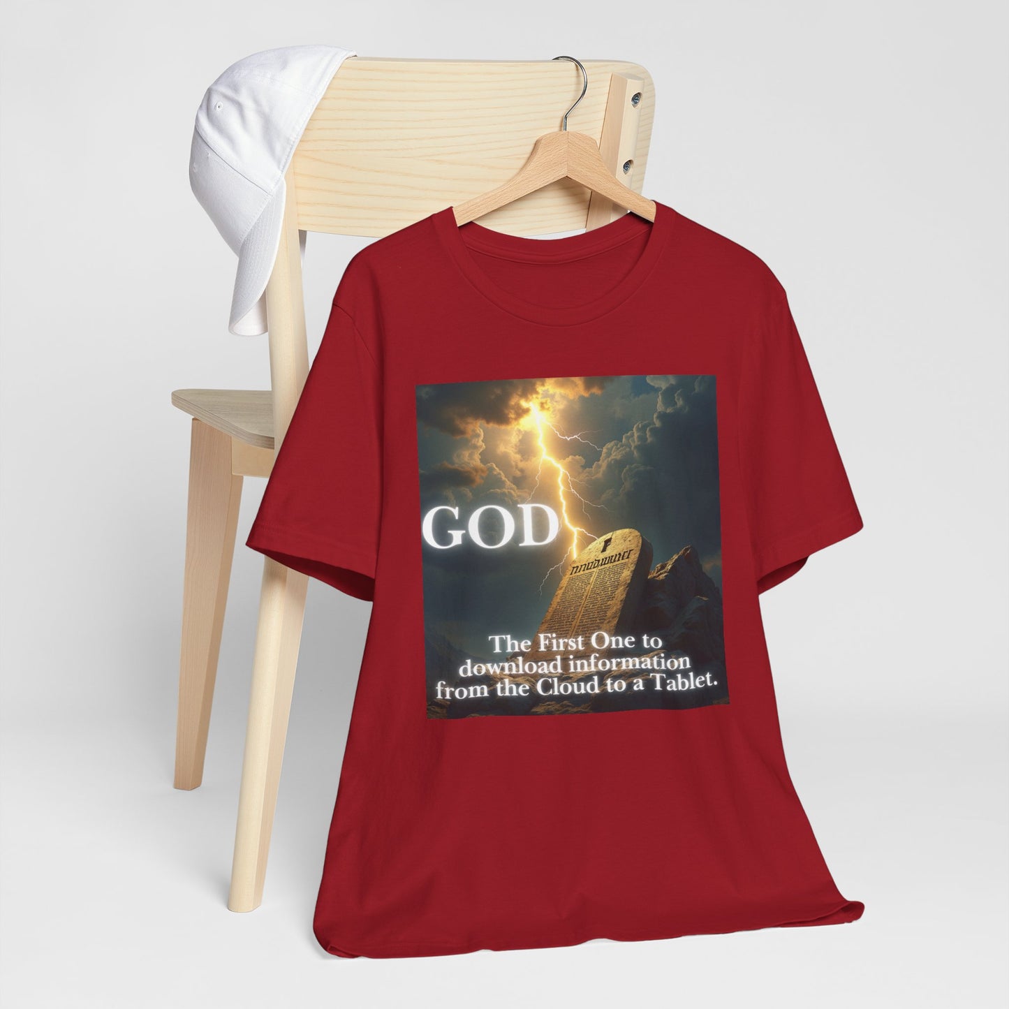 Religious T-Shirt, God inspired, Gift for Christians, Inspirational Tee, Heaven and Tech Shirt, Religious Apparel
