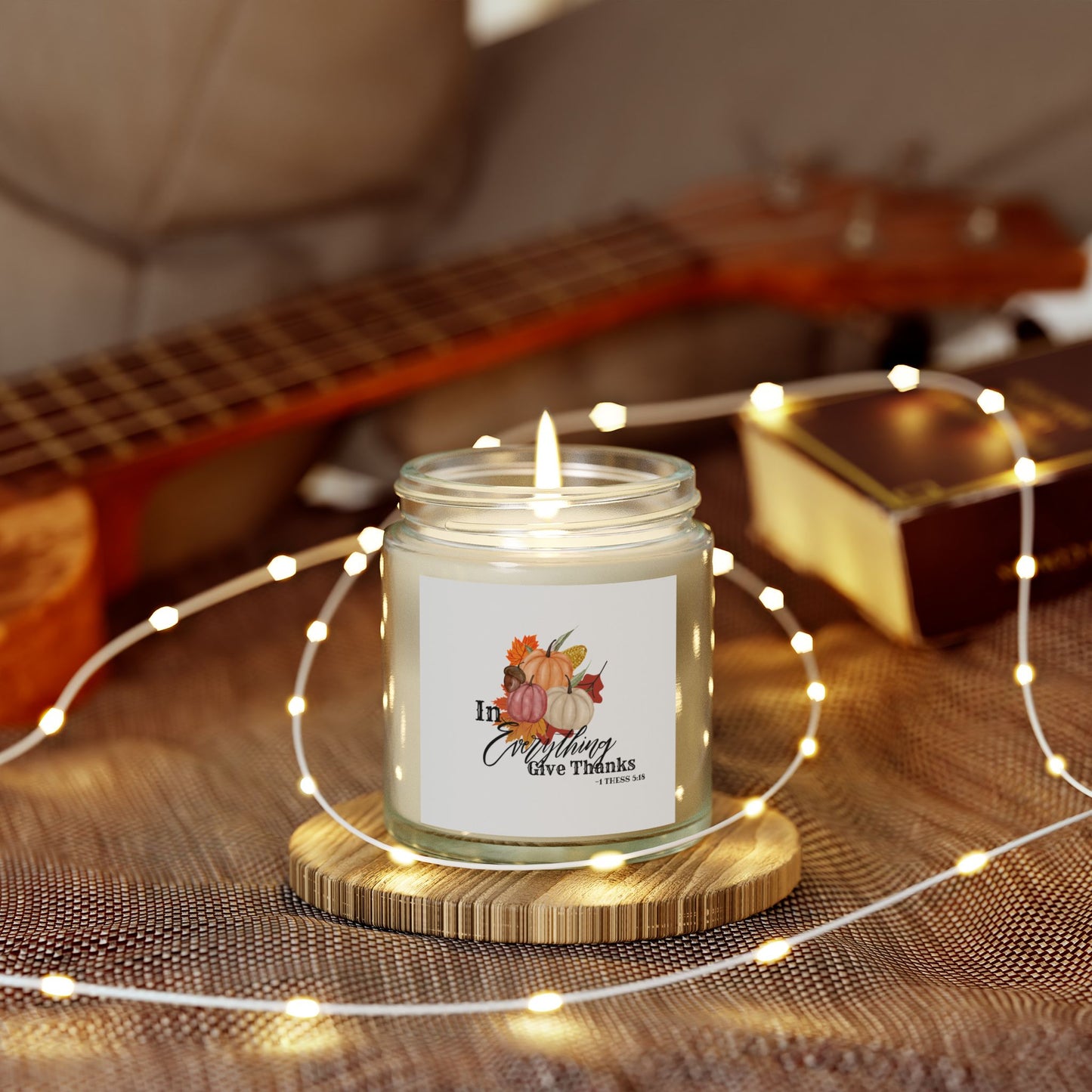 Autumn Scented Candle - Pumpkin Spice, Cozy Home Fragrance, Gifts for Fall, Thanksgiving Decor, Relaxation