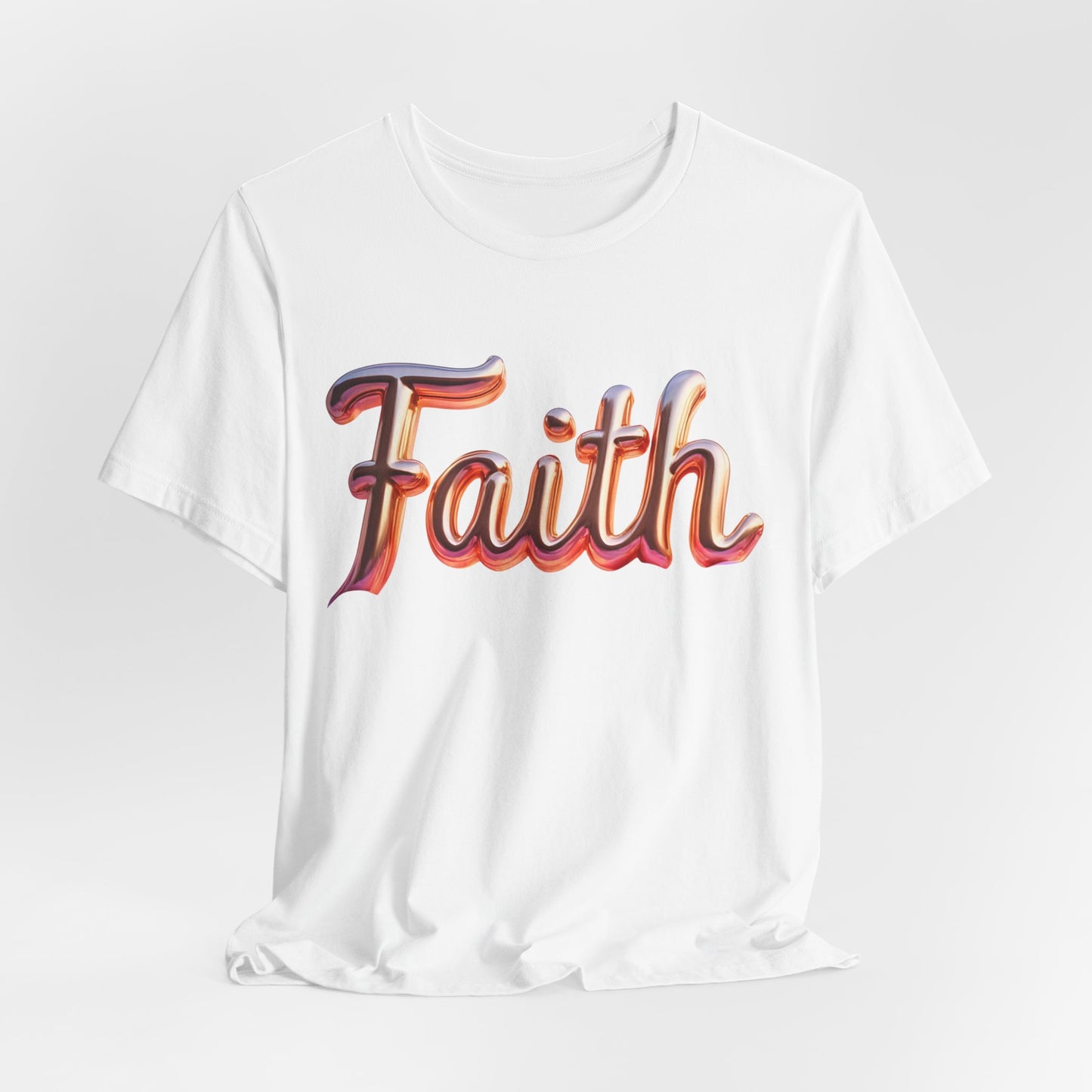 Faith-Inspired Unisex Jersey Tee, Inspirational T-Shirt, Gift for Believers, Casual Faith Shirt, Everyday Motivation Top, Spiritual Wear
