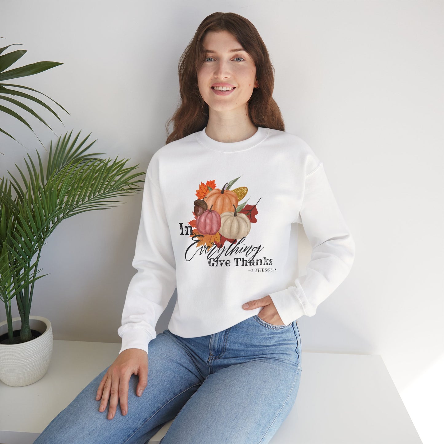 Thanksgiving Cozy Crewneck Sweatshirt, Unisex Fall Apparel, Harvest Season Gift, Autumn Fashion, Thanksgiving Decor