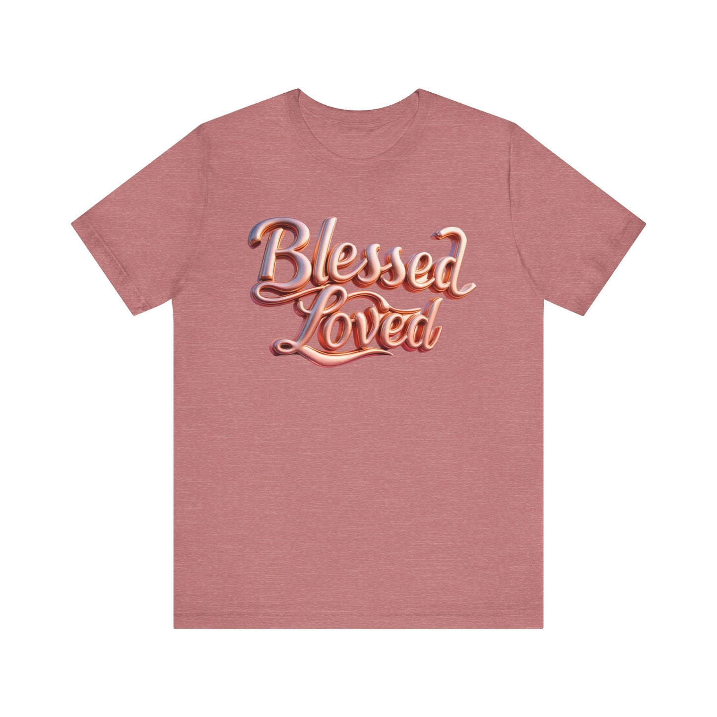 Unisex Jersey Short Sleeve Tee - Blessed Loved