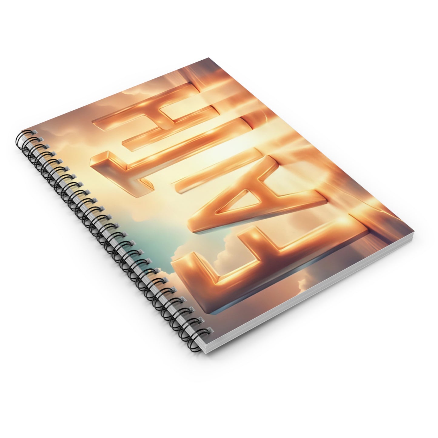 Inspirational Spiral Notebook - Ruled Line, Faith Journal, Motivational Office Supplies, Spiritual Gift, Affirmation Notebook