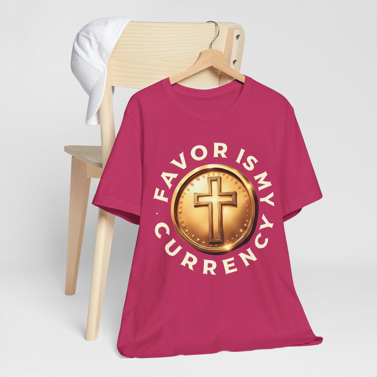 Favor is My Currency Tee - Unisex Jersey Short Sleeve T-Shirt, Christian Apparel, Faith-Based Gift, Inspirational Wear, Casual Style
