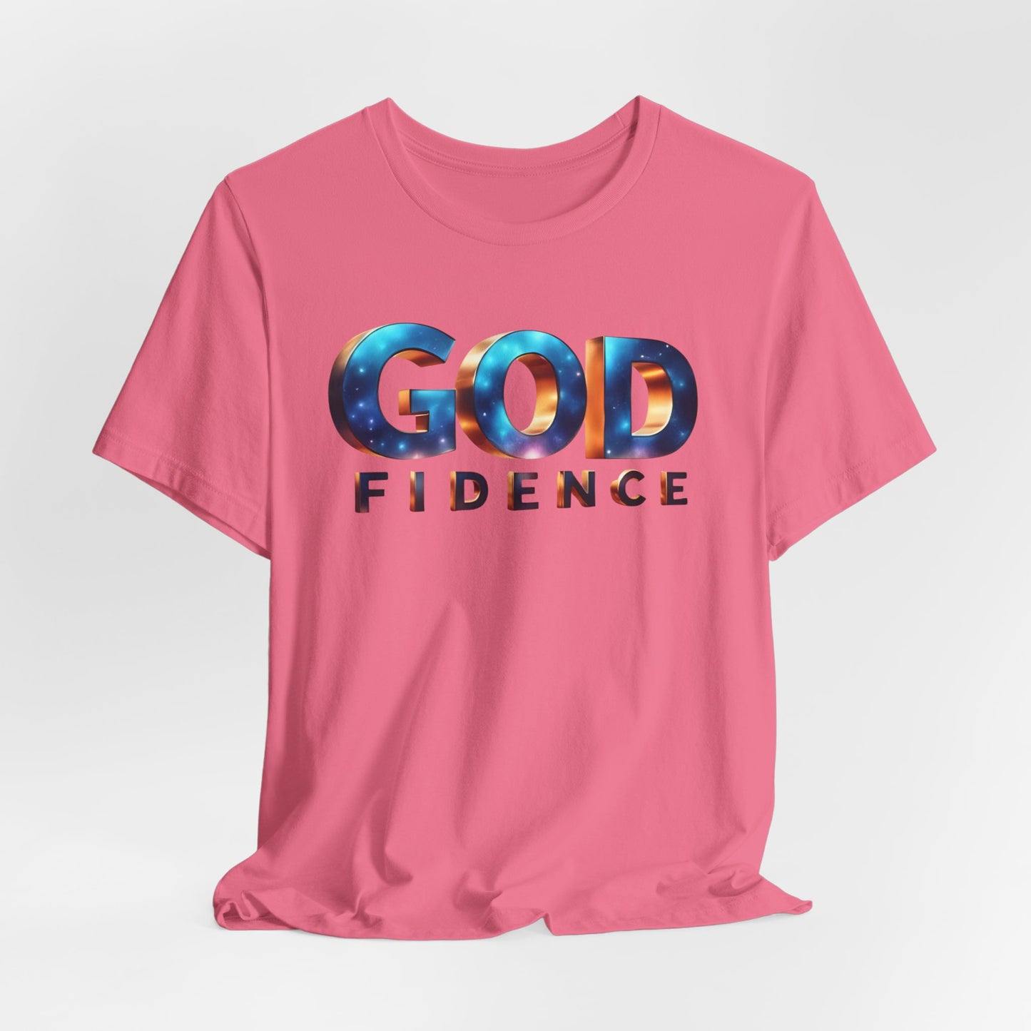 Godfidence Unisex Tee - Inspirational Cotton Shirt for Faith, Hope, Encouragement, Gift for Believers, Everyday Wear