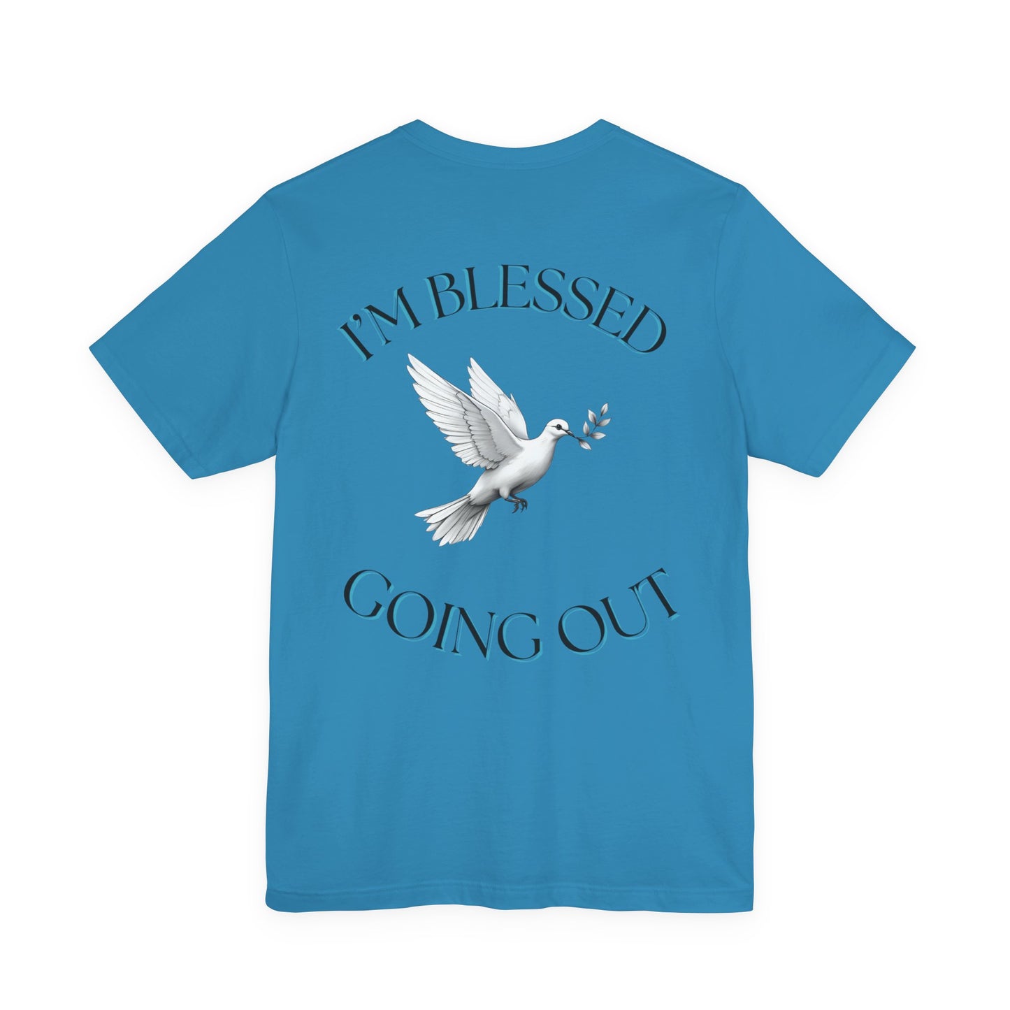 Blessed Message Unisex Tee, Spiritual Shirt, Faith-Based Apparel, Inspirational Gift, Everyday Comfort Wear