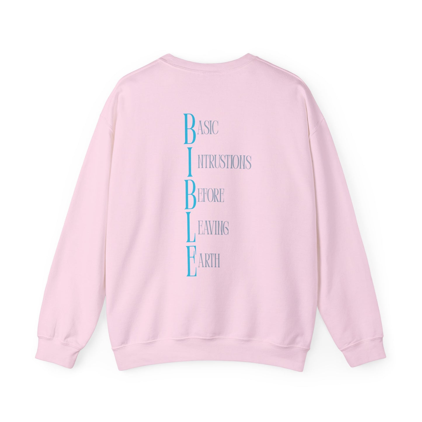 Unisex Bible Quote Sweatshirt - Cozy Crewneck, Perfect Gift for Faith Lovers, Inspirational Apparel for Celebrations