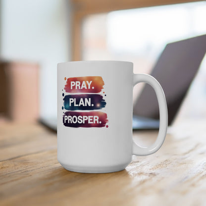Inspirational Ceramic Mug - Motivational Coffee Cup, Gift for Friends, Home Office Decor, Positive Affirmations, Daily Motivation