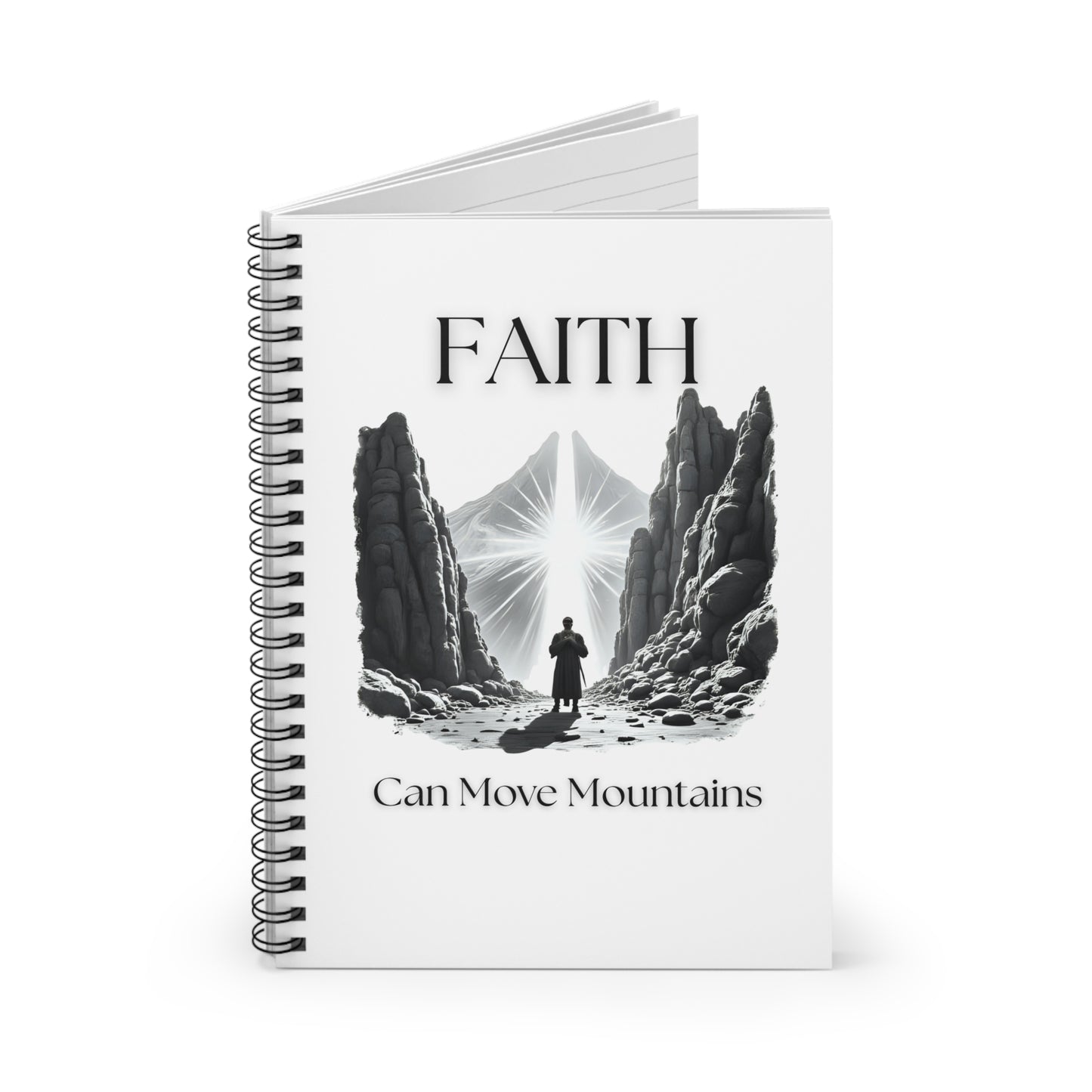 Faith-Inspired Spiral Notebook | Motivational Journal, Encouragement Gift, Office Supplies, School Supplies, Unique Stationery