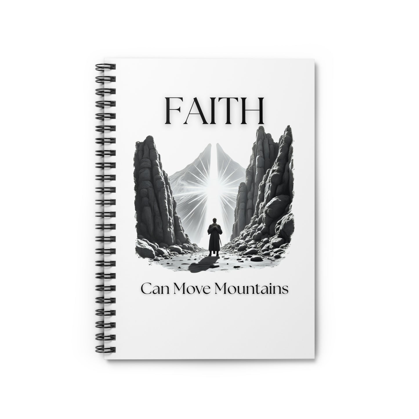 Faith-Inspired Spiral Notebook | Motivational Journal, Encouragement Gift, Office Supplies, School Supplies, Unique Stationery