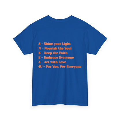 SNKEA4U Brand Circle Logo & Inspirational Back Acronym Tee