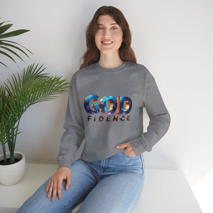 Galactic Confidence Sweatshirt, Motivational Sweatshirt, Positive Affirmation Crewneck, Inspirational Gift for Him/Her, Spiritual [...]