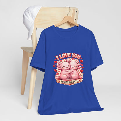 I Love You Forever & Ever Tee — Cute Pink Kittens Valentine T-Shirt
