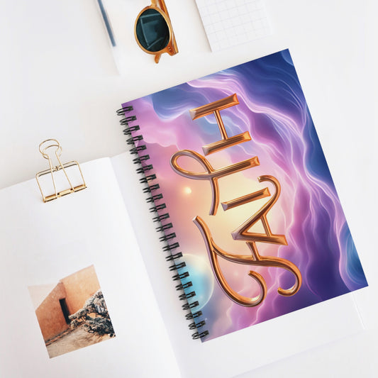Inspirational Spiral Notebook - Ruled Line, Journal for Note-Taking, Faith-Themed Stationery, Gift for Students, Self-Help Writing