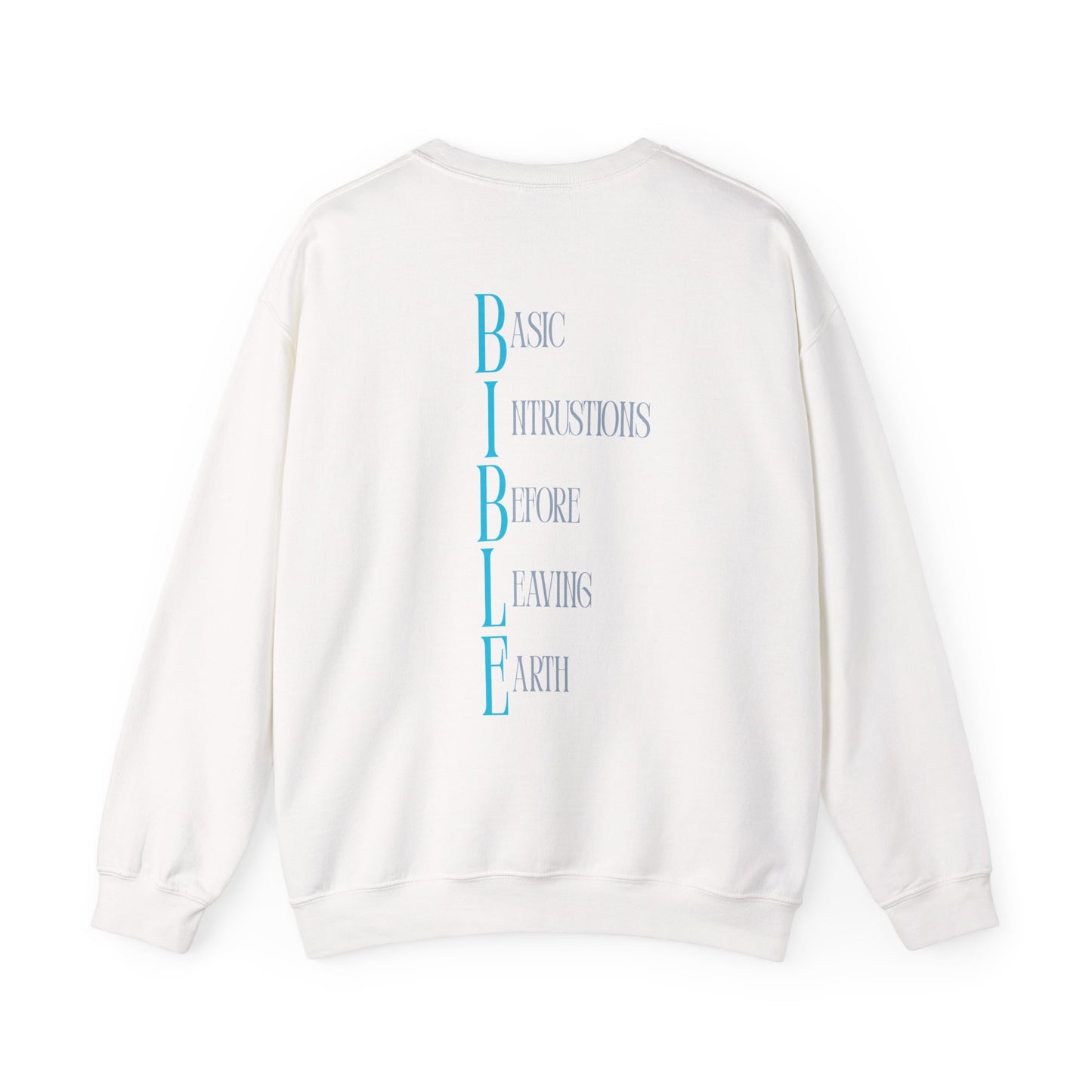 Unisex Bible Quote Sweatshirt - Cozy Crewneck, Perfect Gift for Faith Lovers, Inspirational Apparel for Celebrations