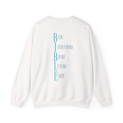 Unisex Bible Quote Sweatshirt - Cozy Crewneck, Perfect Gift for Faith Lovers, Inspirational Apparel for Celebrations