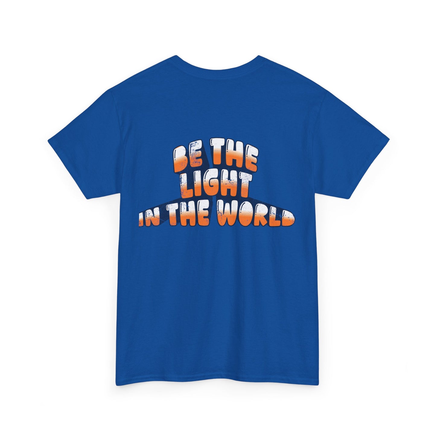 Be The Light in the World - T-Shirt Retro Bubble Graphic
