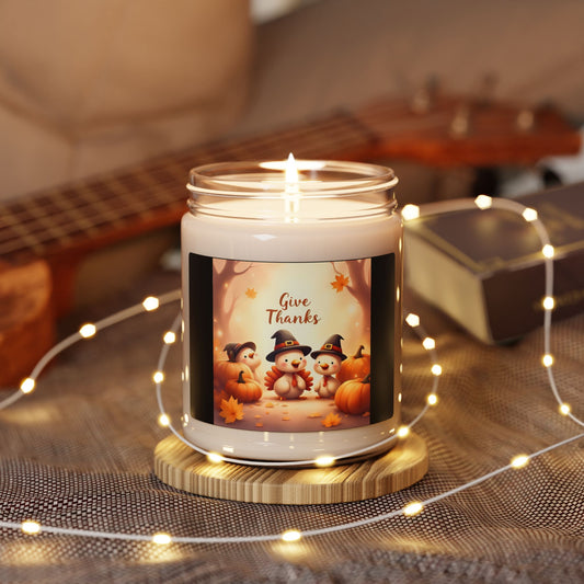Thanksgiving Scented Soy Candle, Autumn Decor, Cozy Home Fragrance, Seasonal Gift, Fall Candle