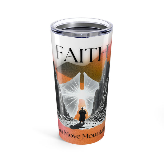 Inspirational Faith Tumbler - 20oz Reusable Drinkware for Motivation, Gifts for Friends, Travel Mug, Daily Hydration, Affirmation Cup