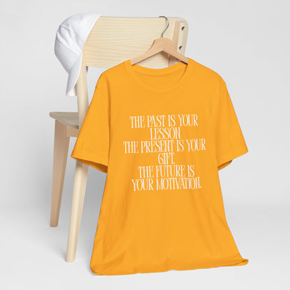 Inspirational Quote Tees for Daily Motivation, Unisex Jersey Tee, Gym Wear, Gift for Him/Her, Self-Care Apparel, Positivity Shirts