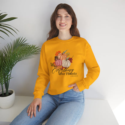 Thanksgiving Cozy Crewneck Sweatshirt, Unisex Fall Apparel, Harvest Season Gift, Autumn Fashion, Thanksgiving Decor