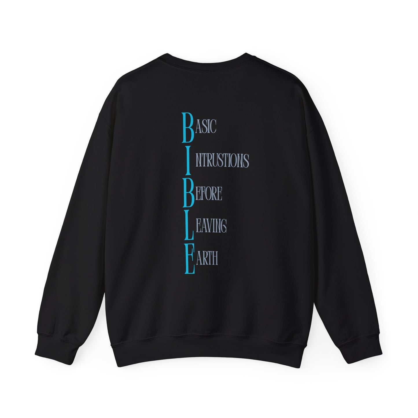 Unisex Bible Quote Sweatshirt - Cozy Crewneck, Perfect Gift for Faith Lovers, Inspirational Apparel for Celebrations