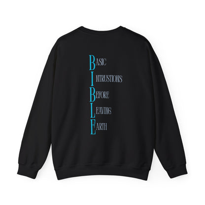 Unisex Bible Quote Sweatshirt - Cozy Crewneck, Perfect Gift for Faith Lovers, Inspirational Apparel for Celebrations