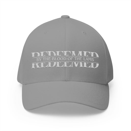 Redeemed by the Blood of the Lamb - Embroidered Closed-Back Structured Cap