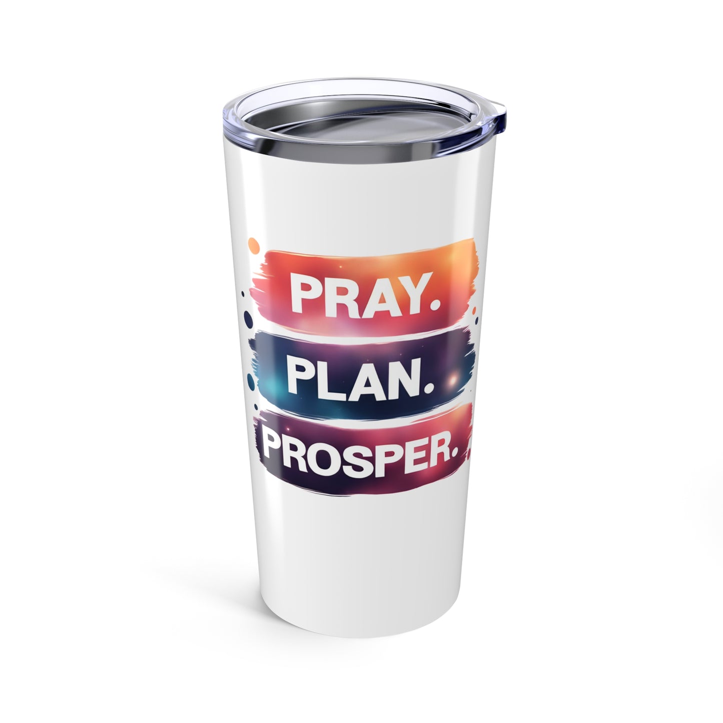 Vibrant Inspirational Tumbler 20oz, Motivational Drinkware, Gift for Friends, Office, Travel Mug, Self-Care