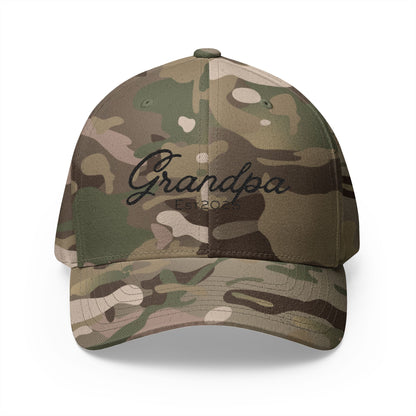 Grandpa Est. 2025 Embroidered Baseball Cap