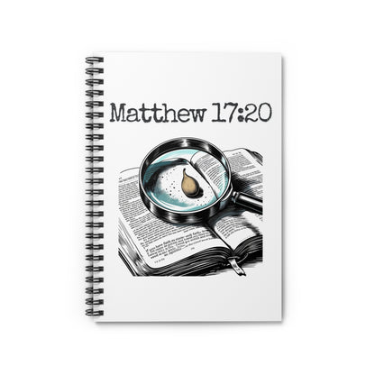 Inspirational Spiral Notebook - Faith, Prayer, Bible Study, Journaling, Christian Gifts