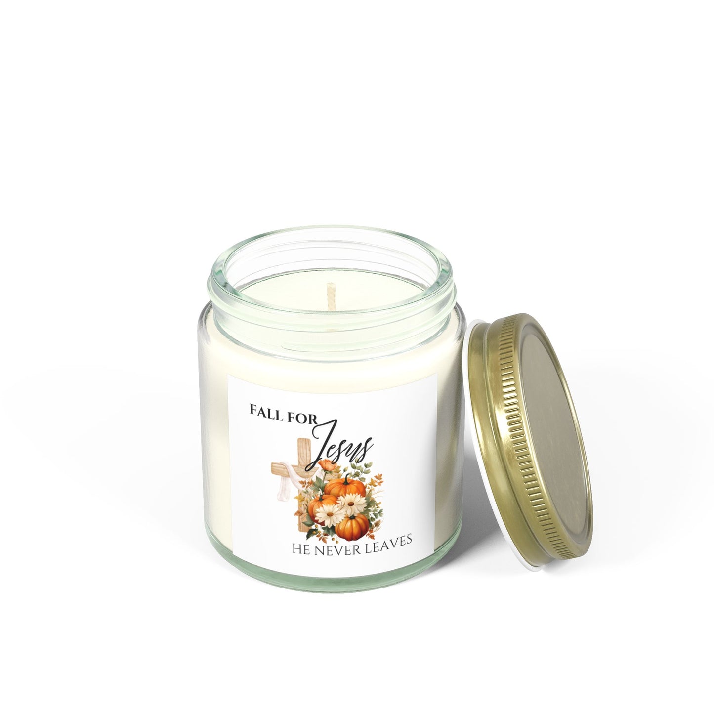 Fall for Jesus Scented Candles, Faith-Based Gifts, Joyful Home Decor, Bible Verse Candles, Christian Fall Decor