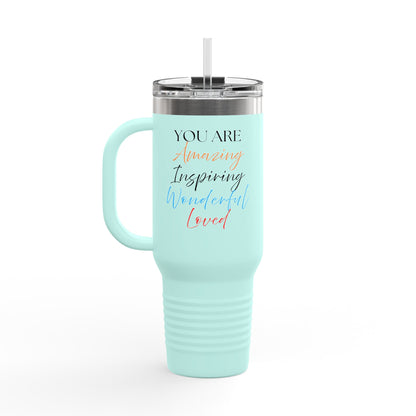 Inspirational, Encouraging - 40oz Insulated Travel Mug