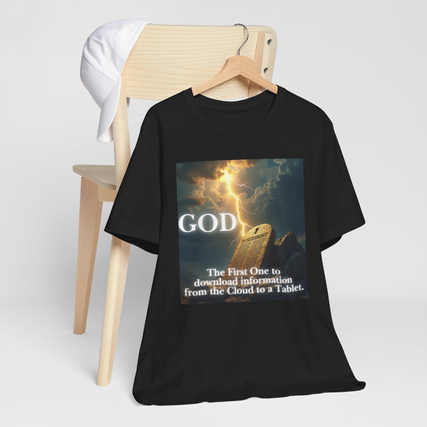 Religious T-Shirt, God inspired, Gift for Christians, Inspirational Tee, Heaven and Tech Shirt, Religious Apparel