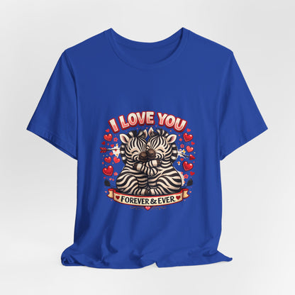 I Love You Forever & Ever Cat T‑Shirt — Cute Valentine’s Day Tee