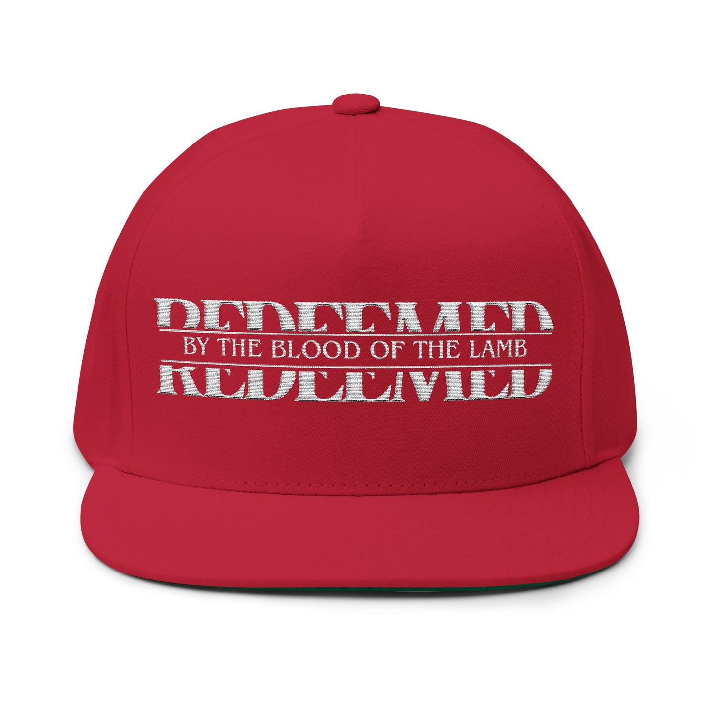 Redeemed by the Blood of the Lamb - Embroidered Christian Hat