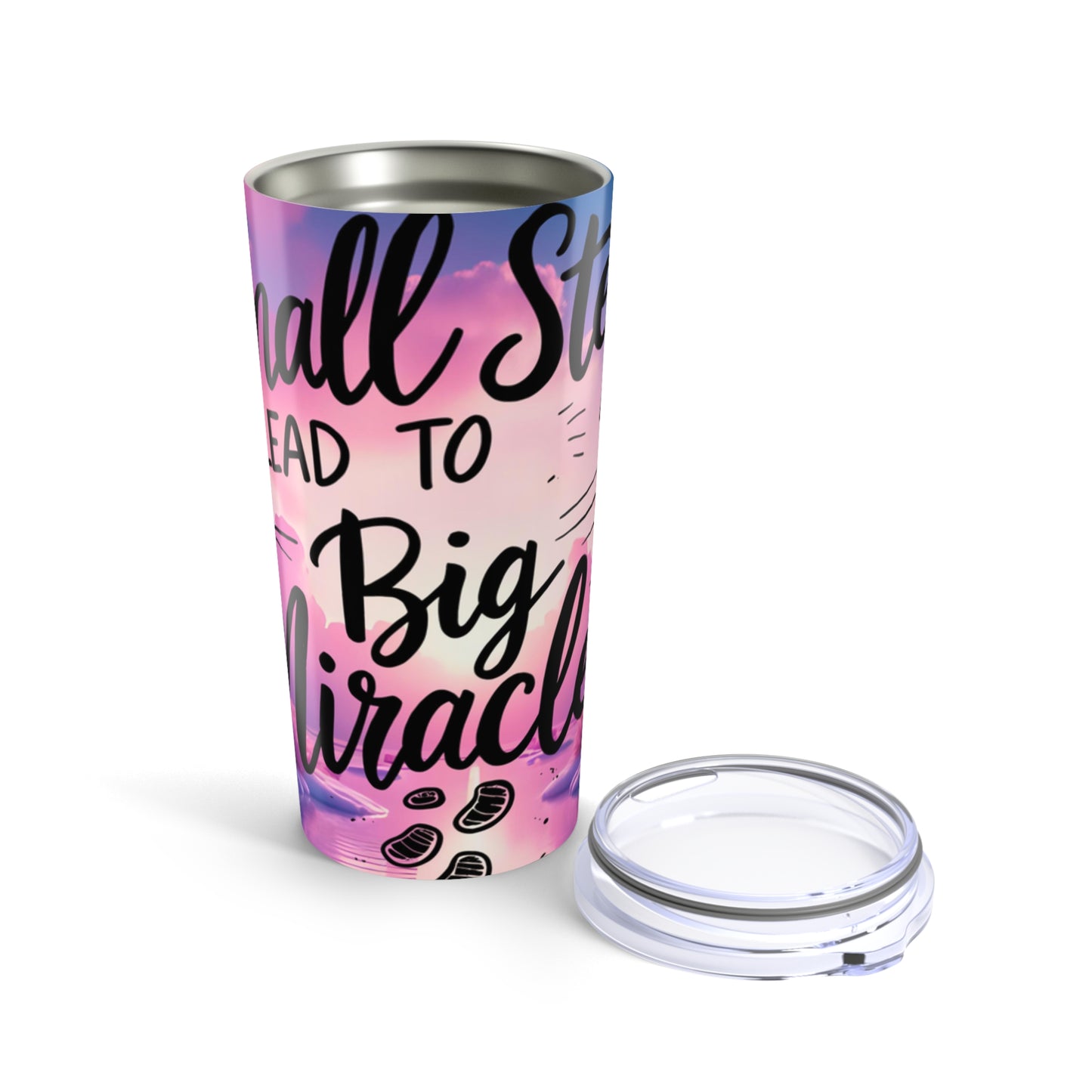 Inspirational Tumbler, Motivational Drinkware, Stylish Travel Cup, Gift for Dreamers, Perfect for On-the-Go