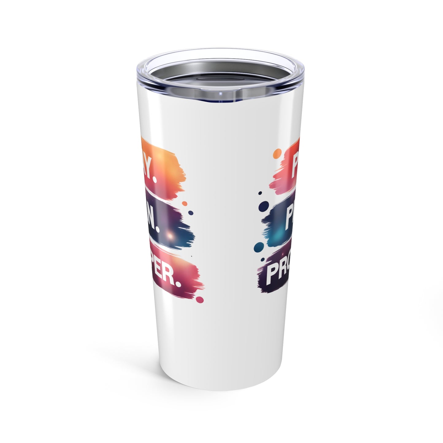Vibrant Inspirational Tumbler 20oz, Motivational Drinkware, Gift for Friends, Office, Travel Mug, Self-Care