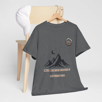 Mountain Moon Tee — Minimal Night Sky Graphic T-Shirt