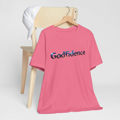 Unisex Jersey Short Sleeve Tee - 'Godfidence' Graphic Tee, Motivational T-Shirt, Gift for Faith, Christian Apparel, Inspirational [...]