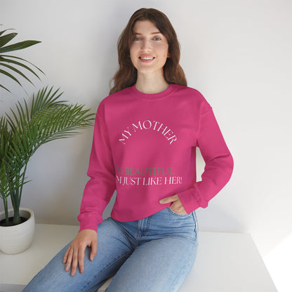 Mother's Day Sweatshirt, Unisex Crewneck, Gift for Mom, Inspirational Apparel, Family Celebrations, Warmth and Love
