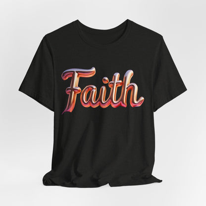 Faith-Inspired Unisex Jersey Tee, Inspirational T-Shirt, Gift for Believers, Casual Faith Shirt, Everyday Motivation Top, Spiritual Wear